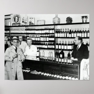 PÓSTER LIQUOR STORE - FIM DA PROIBIÇÃO 1933