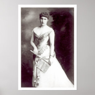 Poster Lírio Langtry (1853-1929) que executa no Haymark