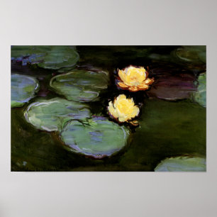 Póster Lírios-Água: 1897-98 apresentada por Monet
