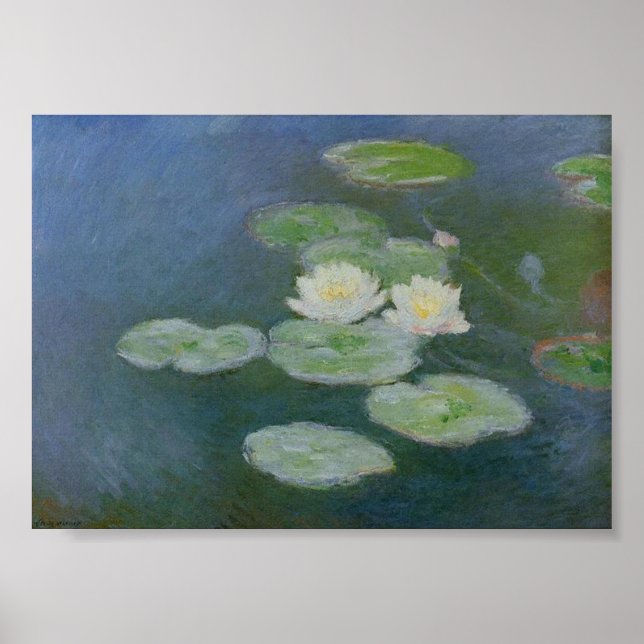 Poster Lírios Água, Pond Van Gogh, Pintura Familiar (Frente)