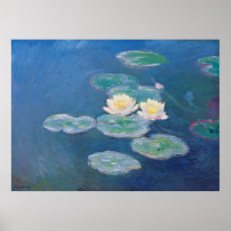 Poster Lírios - Claude Monet