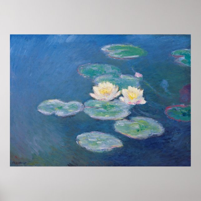 Poster Lírios - Claude Monet (Frente)