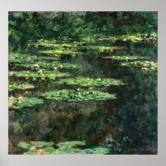 Póster Lírios com Reflexões