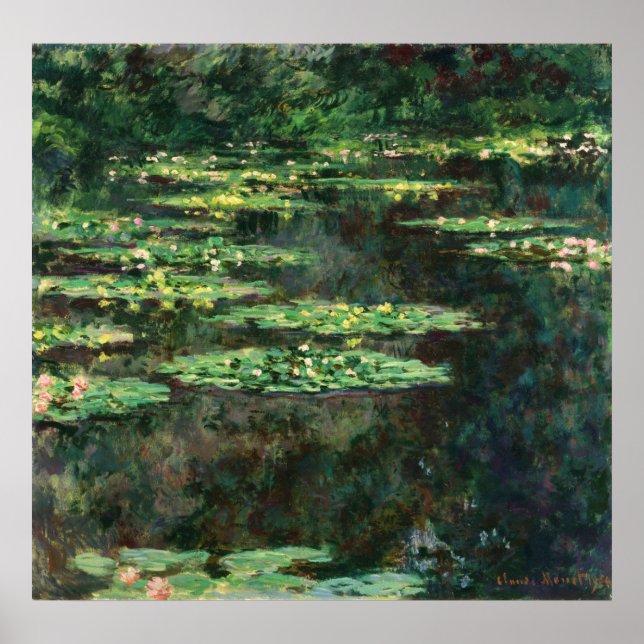 Póster Lírios com Reflexões (Frente)