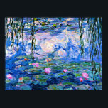 Poster Lírios d'água, 1919, pintura de Monet<br><div class="desc">Water Lily,  famosa pintura do artista impressionista Oscar-Claude Monet</div>