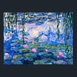 Poster Lírios d'água, 1919, pintura de Monet<br><div class="desc">Water Lily,  famosa pintura do artista impressionista Oscar-Claude Monet</div>