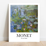 Poster Lírios d'água de Claude Monet<br><div class="desc">Transforme o seu espaço com o poster de "Lírios" captivante de Claude Monet. Esta impressão de qualidade de museu mostra lindamente a obra-prima icônica de Monet, com cores vibrantes e pinceladas delicadas. Com a sua imensa paisagem floral e o jogo de luz, este trabalho de arte impressionista é um imperativo...</div>
