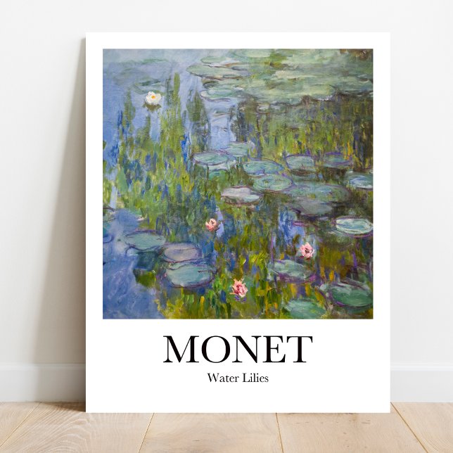 Poster Lírios d'água de Claude Monet (Monet Water Lilies Poster: Impress your walls with this iconic Monet masterpiece)