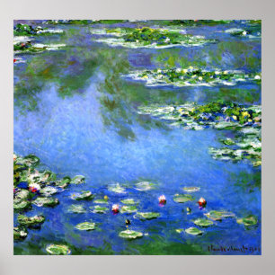 Póster Lírios de água, Claude Monet