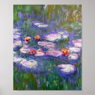Poster Lírios De Água De Claude Monet 1916