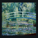 Poster Lírios de água e Ponte Japonesa de Monet<br><div class="desc">Water Lily and Japan Bridge,  por Claude Monet (1899).</div>