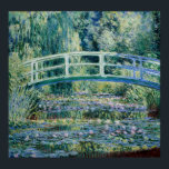 Poster Lírios de água e Ponte Japonesa de Monet<br><div class="desc">Water Lily and Japan Bridge,  por Claude Monet (1899).</div>