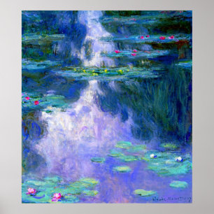 Póster Lírios de água por Claude Monet