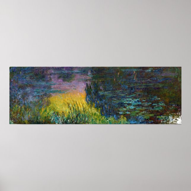Poster Lírios De Água - Sol De Arranjo, Claude Monet (Frente)