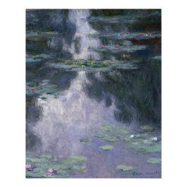 Póster Lírios (Ninfas) Claude Monet Glossy