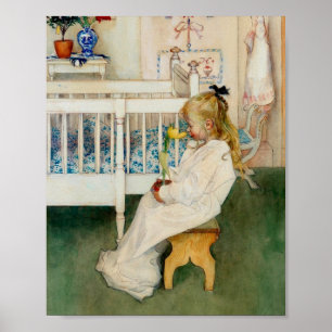 Póster Lisbeth com Tulipa Amarela