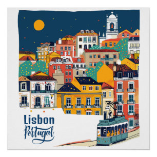 Póster Lisboa Portugal