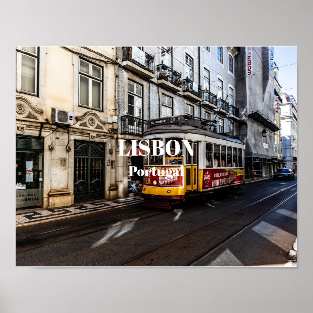 Poster Lisboa, Portugal (Frente)