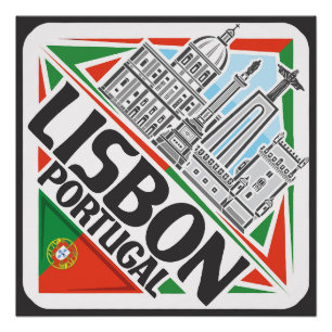 Póster Lisboa Portugal