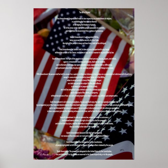 Poster Lista de Direitos (Frente)