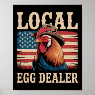Poster Lista de Distribuidores de Ovos Locais Fazenda de 