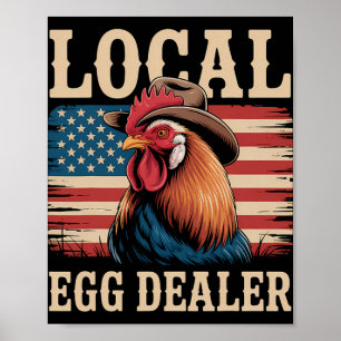 Poster Lista de Distribuidores de Ovos Locais Fazendeiro
