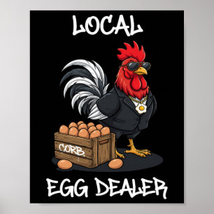 Poster Lista de Distribuidores de Ovos Local Fazendeiro d