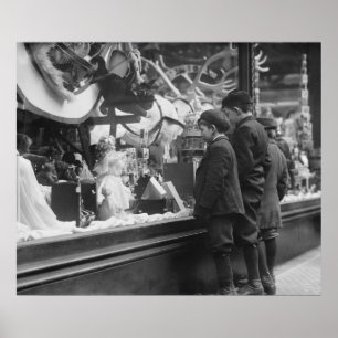 Poster Lista de objectivos pretendidos do Natal, 1920