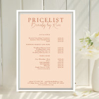 Lista de Preços do Peach, Elegant Salon