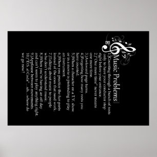 Poster Lista de problemas geral