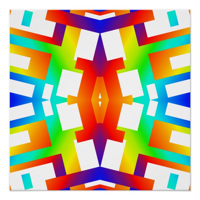 Póster Listra de Arco-íris (Frente)