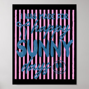 Poster Listrada foi feita para dias felizes e ensolarados