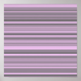 Poster Listras Cinza Roxo
