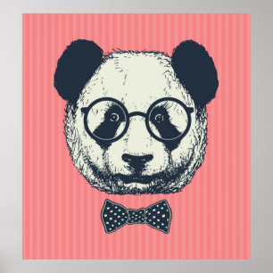 Poster Listras da panda