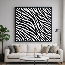 Listras de Zebra Padrão Animal
