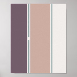 Poster Listras Pastéis-2 – Arte Minimalista de Listras Ve