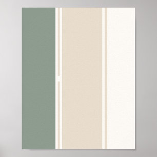 Poster Listras Pastéis Variação 2 – Simples e Elegante