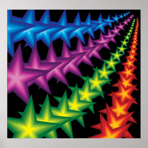 Poster listras vívidas