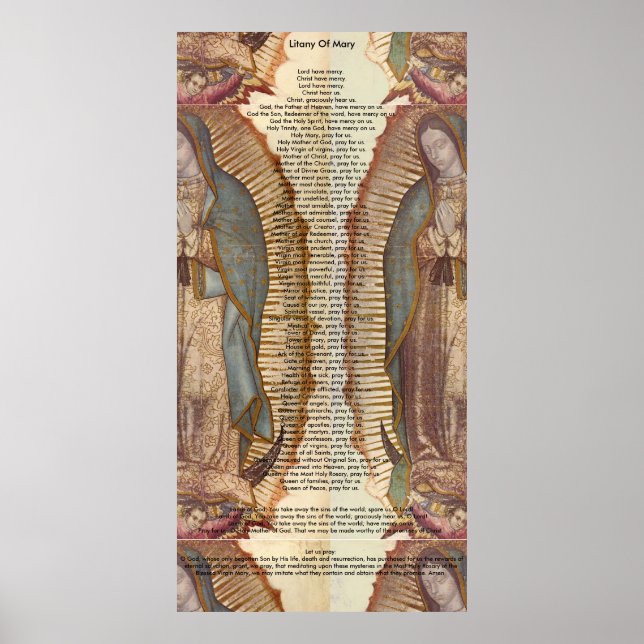 Póster Litania De Maria (30 x 60 Extra Grande) (Frente)