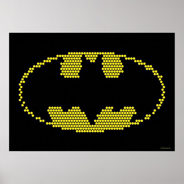 Póster Lite-Brite Bat Emblem (Frente)