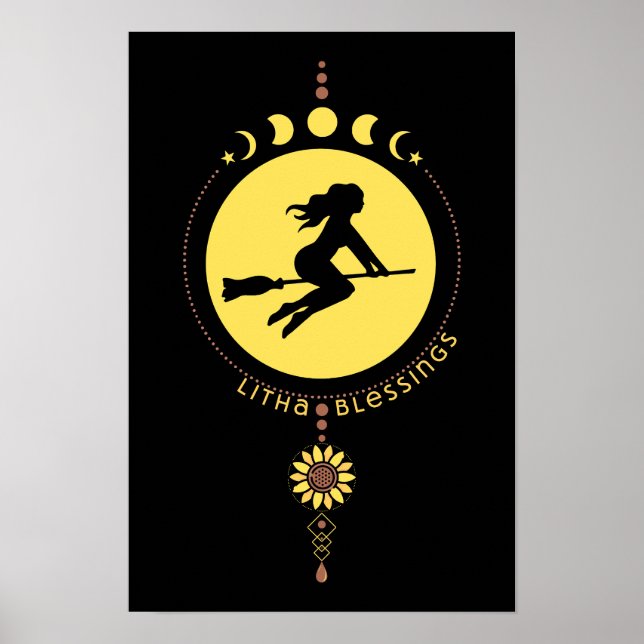 Poster Litha Blessings (Frente)