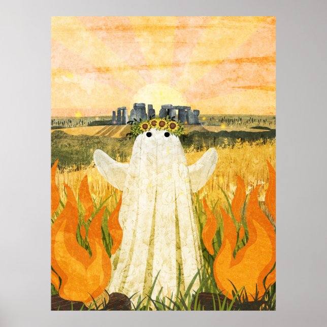 Poster Litha The Midsummer Ghost (Frente)