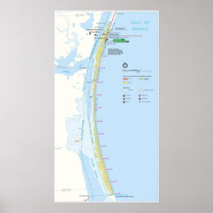 Poster Litoral do nacional da ilha do padre