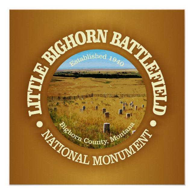 Póster Little Bighorn Battlefield (NM) (Frente)