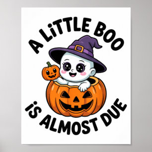 Poster Little Boo Está Quase Chegando Linda Gravidez de H