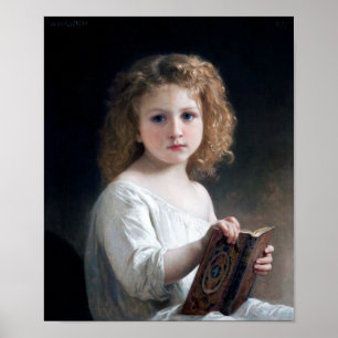 Poster Little Girl, Bouguereau