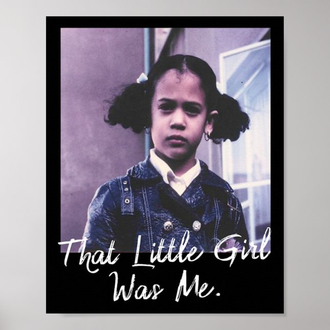 Poster Little Girl was Me T Shirt Kamala Harris 2020 (Frente)