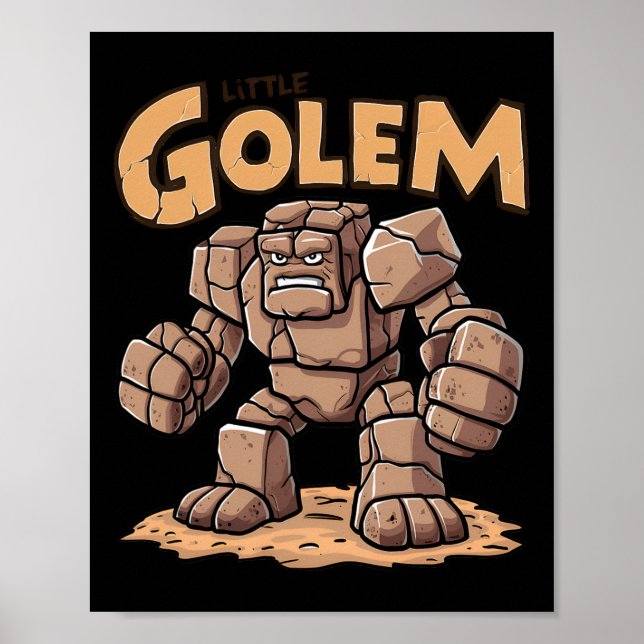 Poster Little Golem Back To School Kid Golem  (Frente)