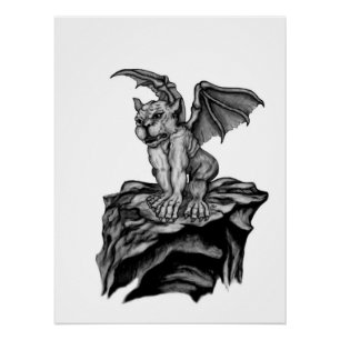 Póster Little Golem Gargoyle