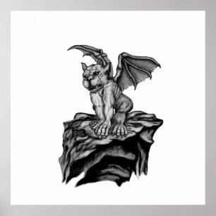 Poster Little Golem Gargoyle